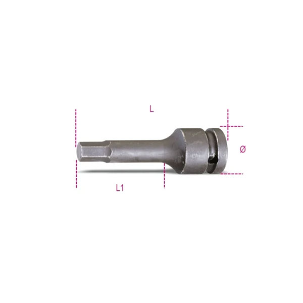 Beta 728ME Chiave a Bussola Macchina Maschio Esagonale 3/4" - BETA UTENSILI - Immagine 2
